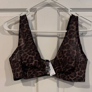 Torrid Brown Leopard Print Bralette